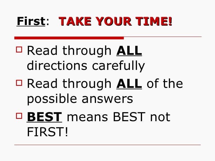 How to pass all the tests How to pass all the tests
